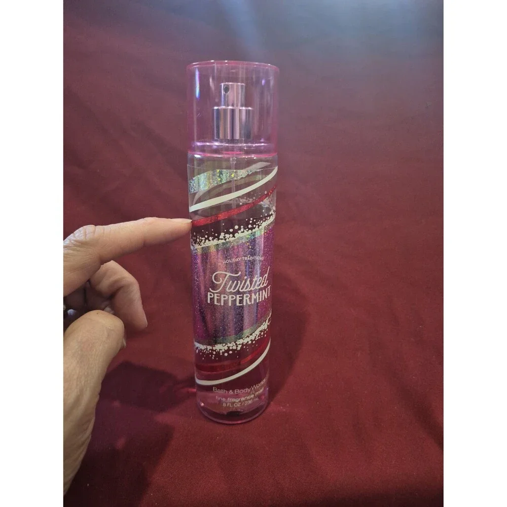 Bath & Body Works Twisted Peppermint Fine Fragrance Mist over 3/4 Full